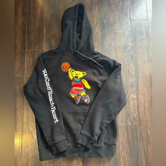 Hyperfly Grateful Dead black hoodie unisex size small adult sweater pullover - Picture 2 of 4